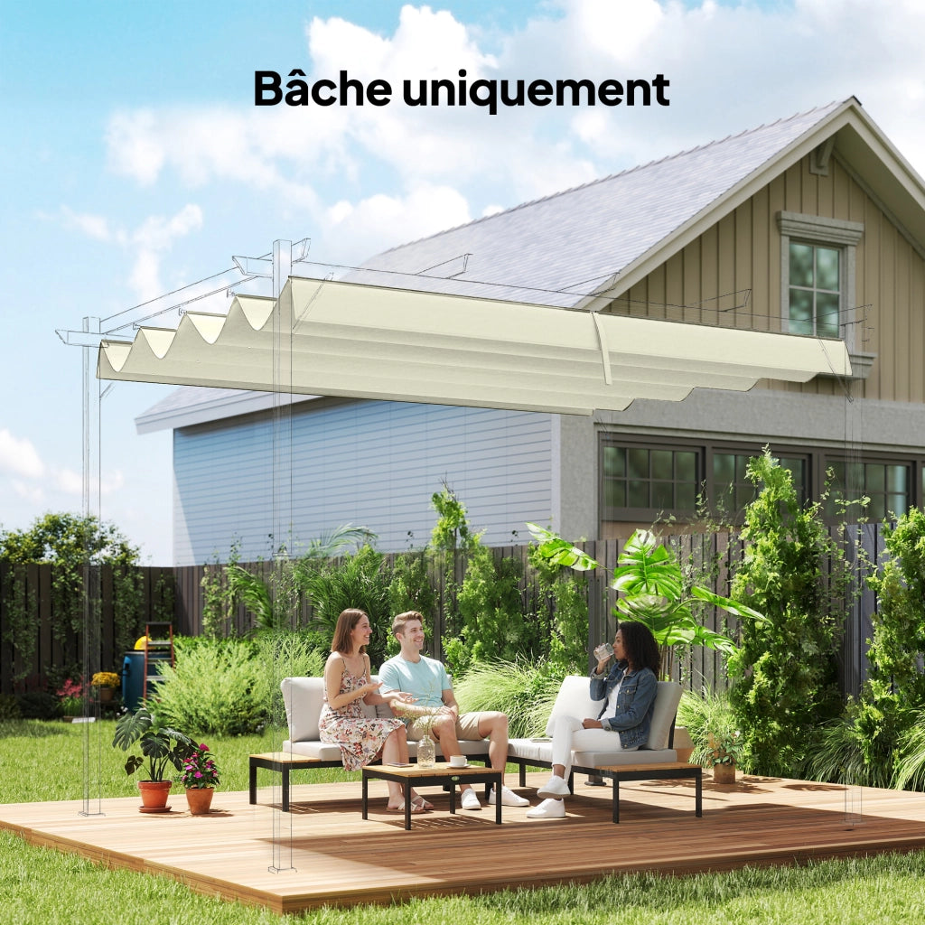 Telo per Pergola ¨C Minimal ¨C Grigio 300x200 cm