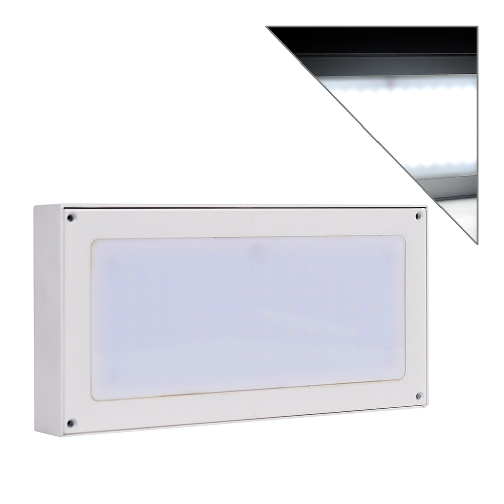 APPLIQUE LED A PARETE 18W LUCE FREDDA 6500K° - MONO-EMISSIONE LUMINOSA ELEGANZA SLIM E PERFORMANCE ELEVATE
