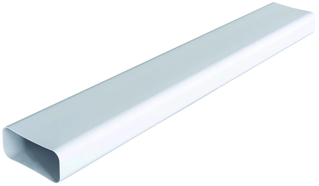 TUBO RETTANGOLARE PER AERAZIONE CANALIZZATA mm. 150x70, mt.1 col. Bianco