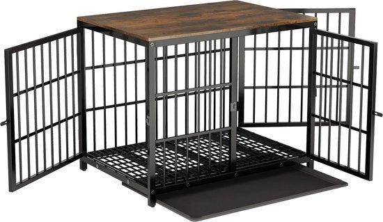 Banchina per cani - Banchina - Materiale L' legno - Dimensione L - Arredamento - Nero