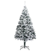 Albero di Natale Artificiale con Neve Fioccata Verde 240 cm PVC 320966