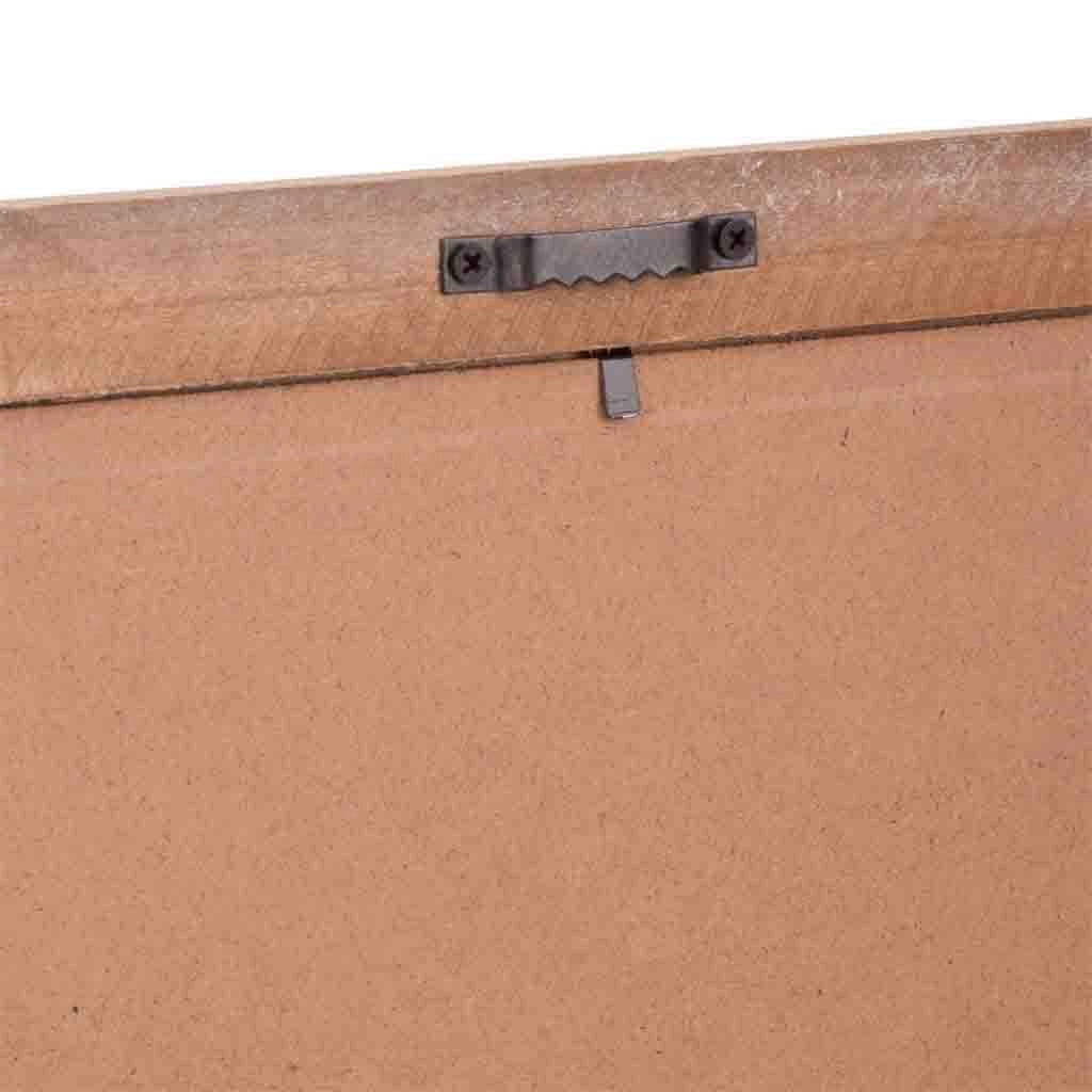 Cornice in legno e tessuto
