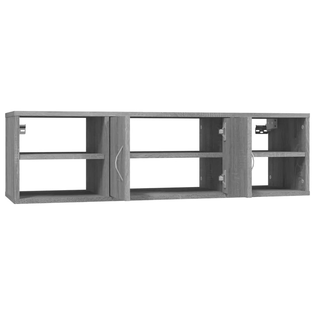 Mensola a Muro Grigio Sonoma 102x30x29 cm Legno Multistrato 826364