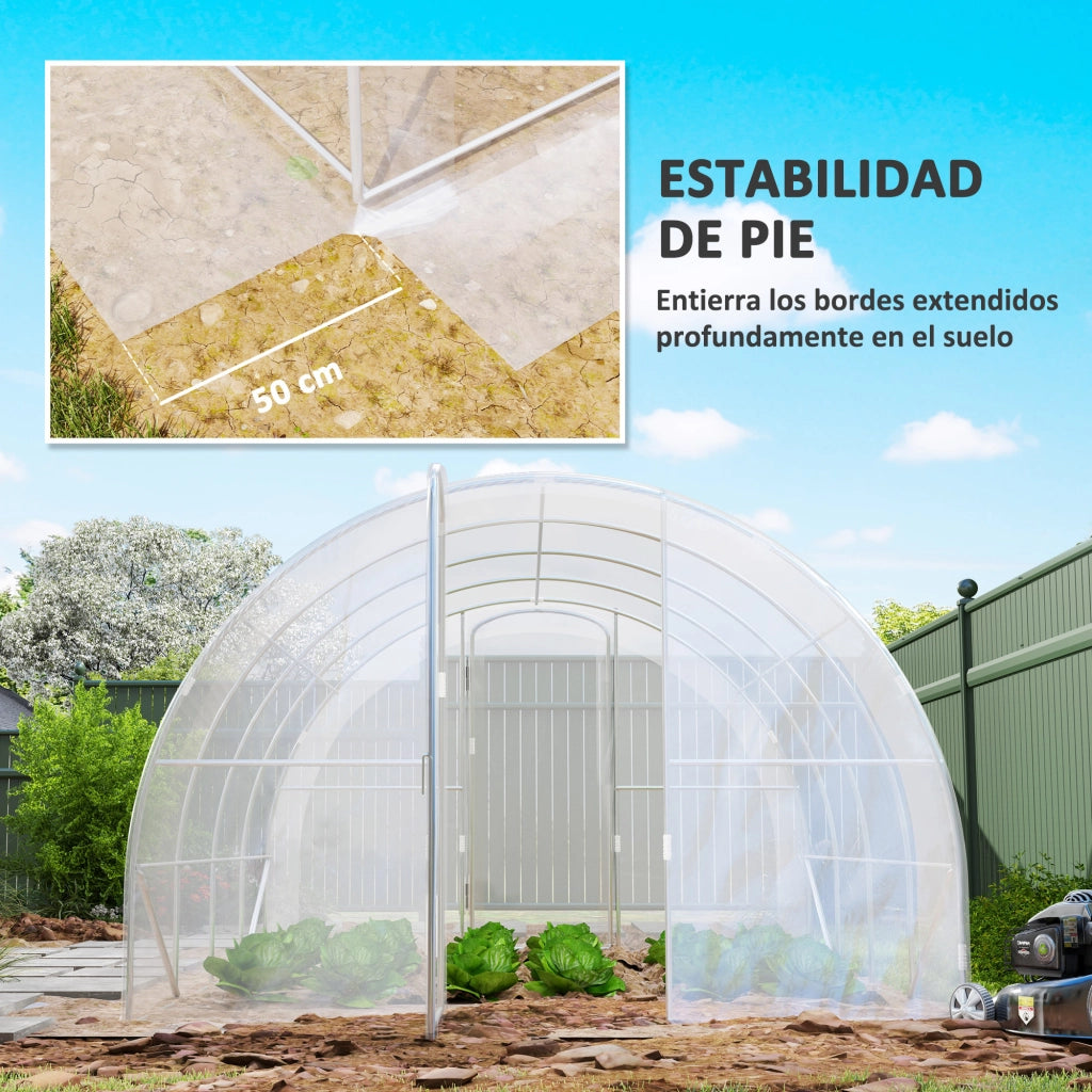 Serra Tunnel Giardino ¨C Minimal ¨C 4x3x2m Trasparente