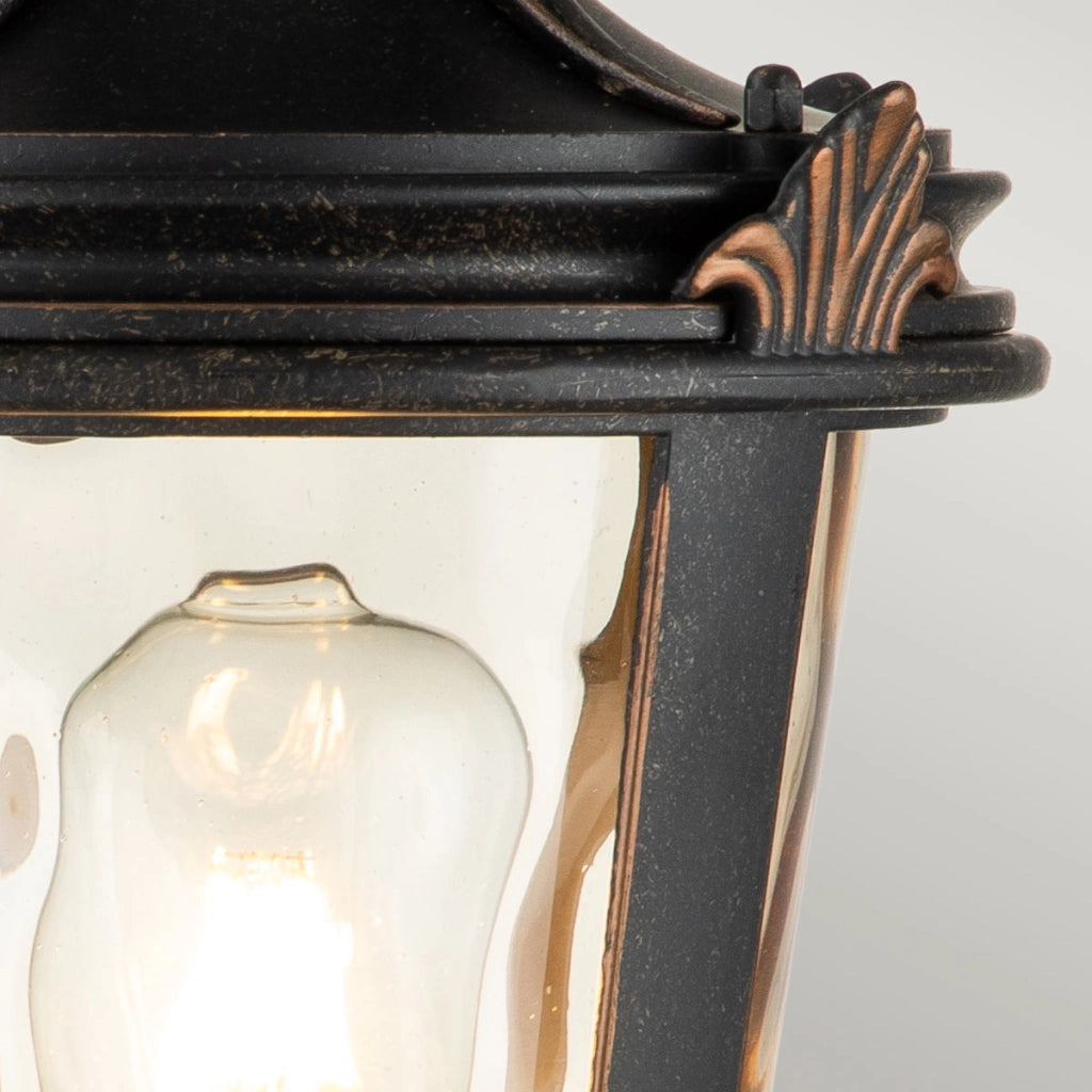 Lampada esterno Baltimore Elstead E27 60W IP44 bronzo
