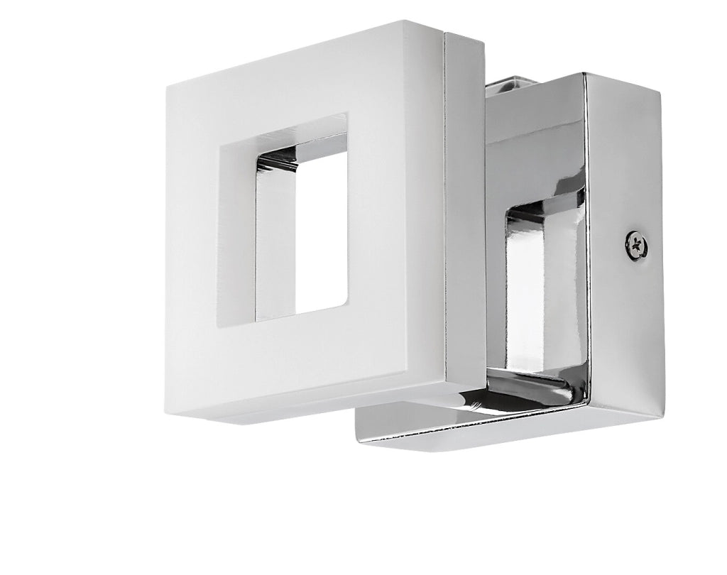Applique bagno specchio cromata quadrata LED 5W IP44 Rabalux