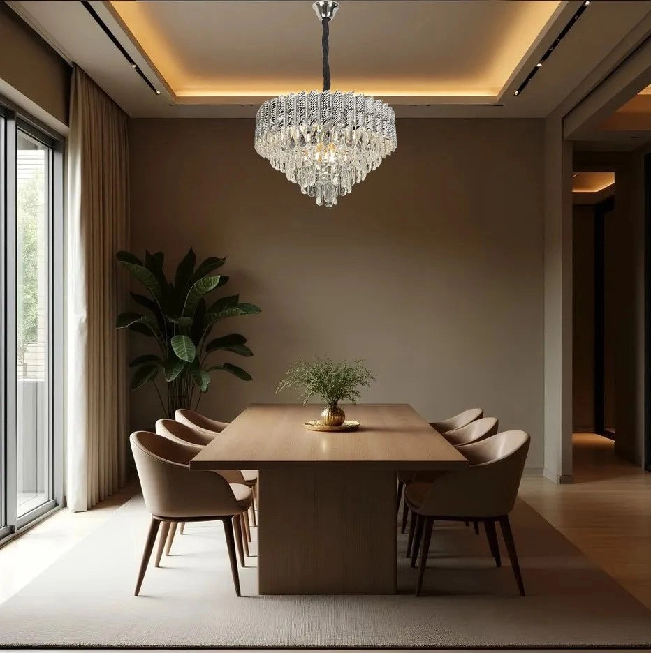 Lampada Cristal G055-cp 50cm Chrome