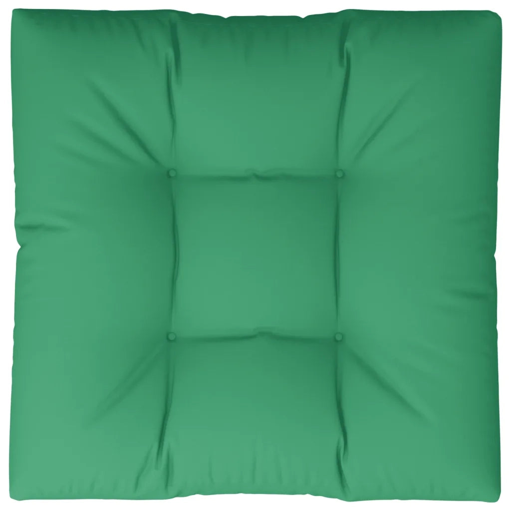 Cuscino per Pallet Verde 80x80x12 cm in Tessuto 360496