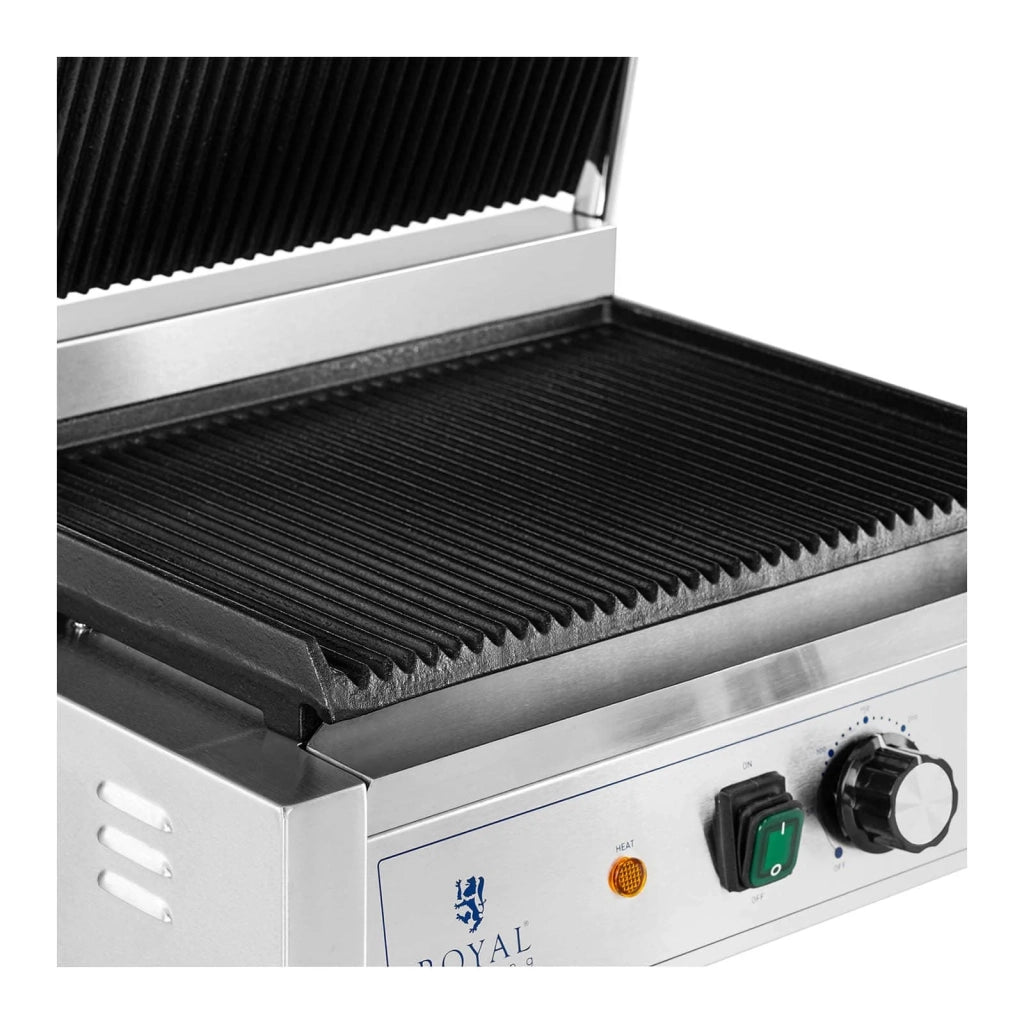Griglia professionale per panini tostapane macchina per croque-monsieur 2200 watt 50-300°C acciaio inox 14_0004007