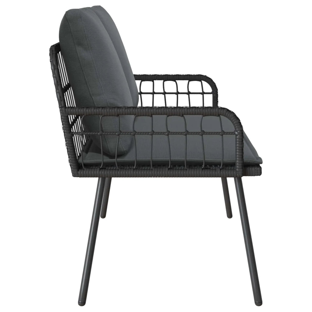 Panchina da giardino Antracite 114 x 64 x 90cm Acciaio 4108261