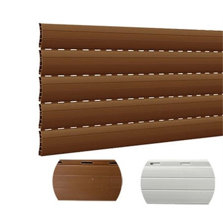 KIT STECCHE AGGIUNTIVE PER TAPPARELLA IN PVC 'TORINO' cm 173x27,5h, Conf. 5 pezzi - Col. Legno K1 - MADE IN ITALY