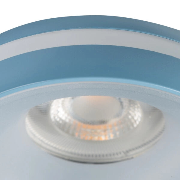 Faretto incasso ELICEO blu tondo Kanlux GX5.3/GU10 10W