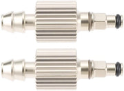 2 pezzi di Fitting di riempimento M4 con porta di sfogo e O-Ring