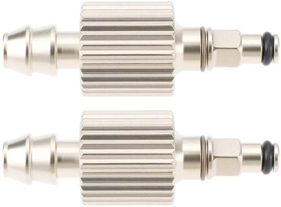 2 pezzi di Fitting di riempimento M4 con porta di sfogo e O-Ring
