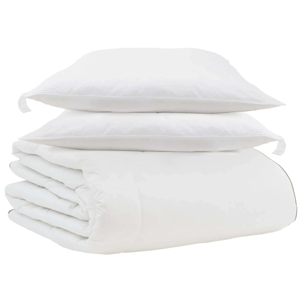 Duvet Invernale con cuscino 3 pcs Bianco Piuma d'anatra 3376885