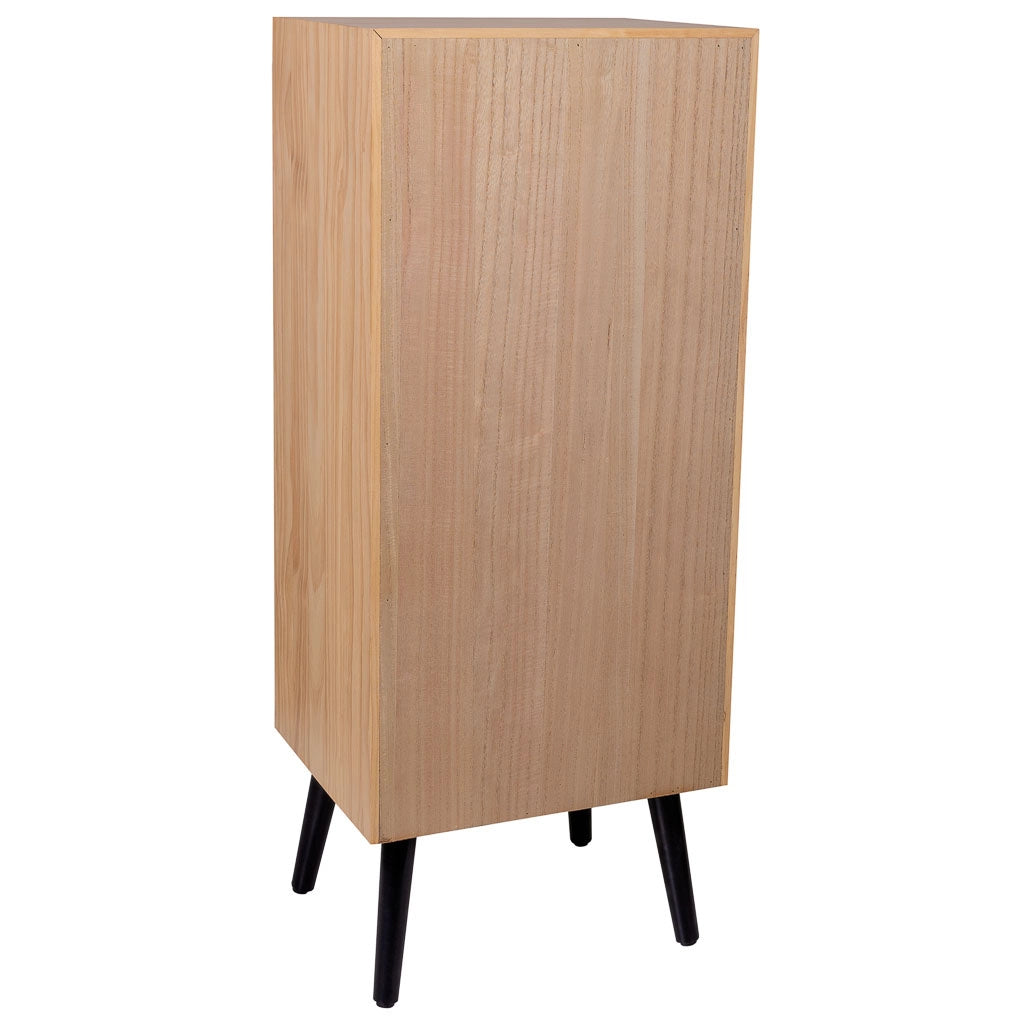 Cassettiera in legno marrone 45x35x10