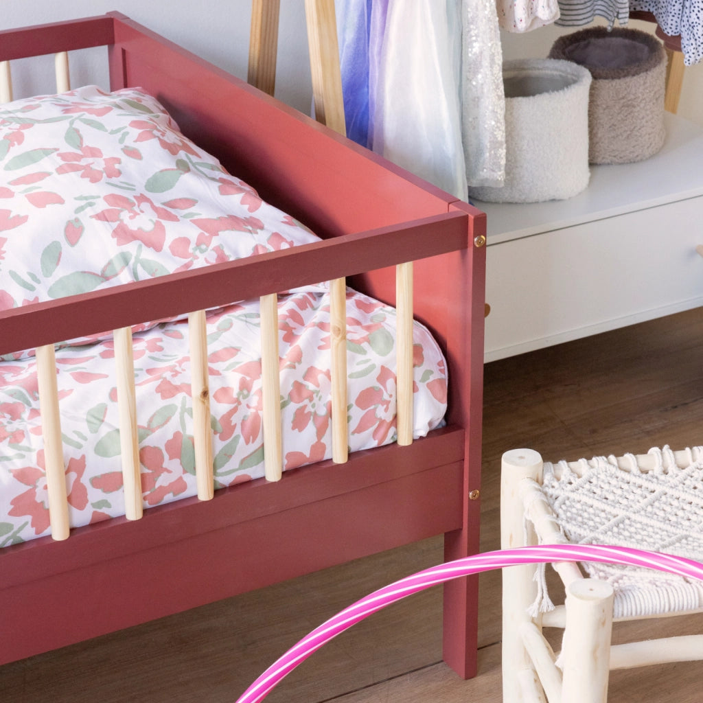 Letto per bambini 190x90cm terracotta ADAM