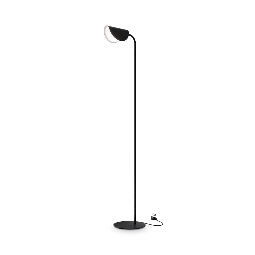 Lampada da terra Maytoni Mollis MOD126FL-01B nera G9