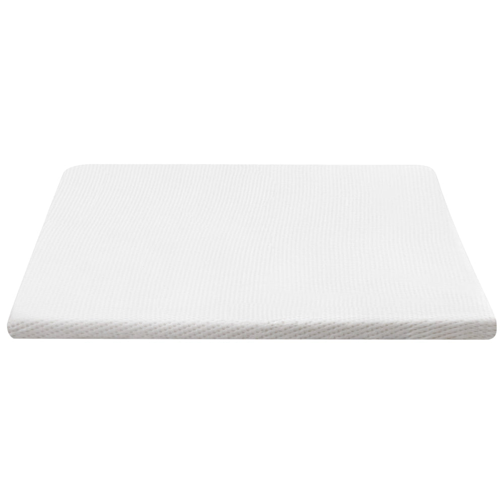 Coprimaterasso in schiuma bianca 140 x 200 cm comfort morbidezza