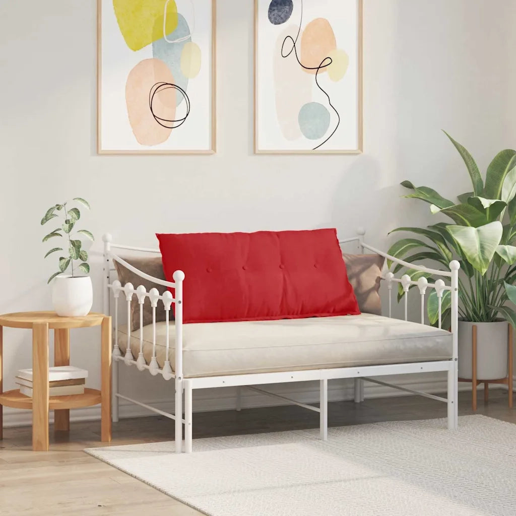 Cuscino per Schiena | Cuscino dorsale Rosso 100 x 19 x 50 cm Tessuto