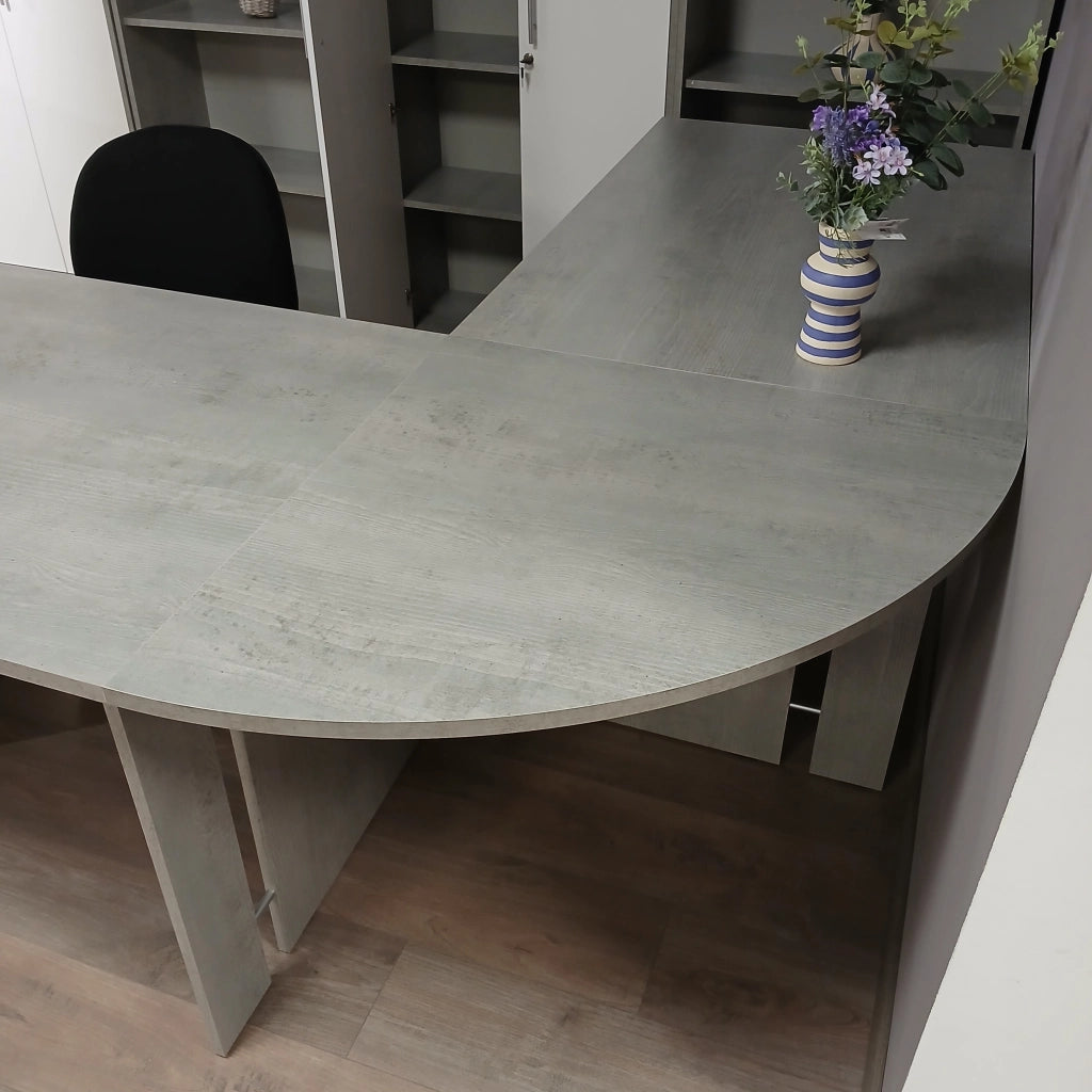RACCORDO AD ANGOLO 78X78CM PER SCRIVANIE OMEGA.