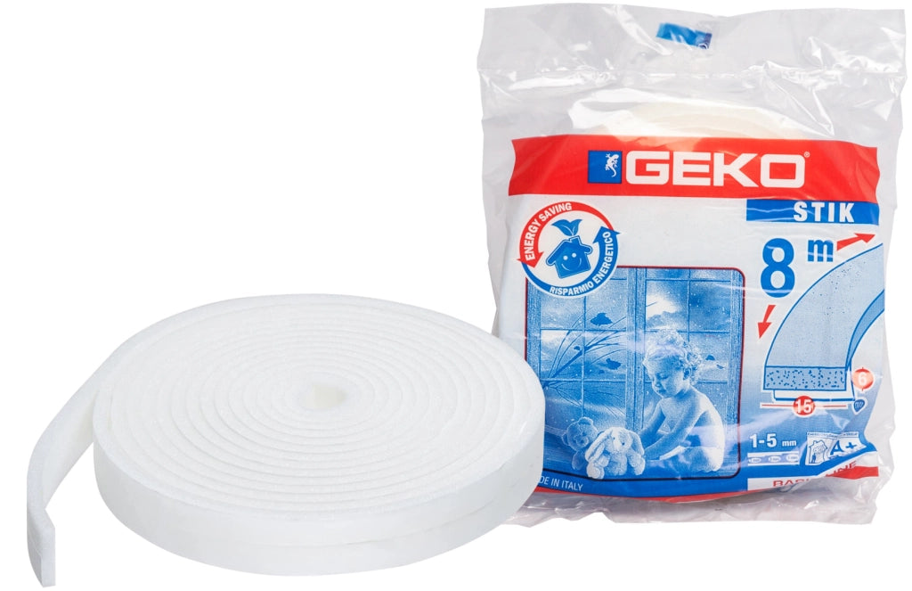 PARAFREDDO IN SPUGNA GEKO bianco mm. 20 x mt. 8