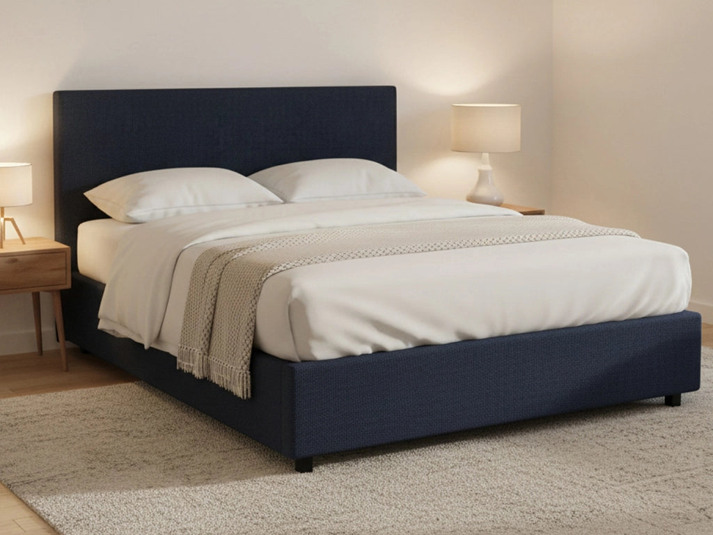 Redditch, Letto Piazza e Mezza Sfoderabile Made in Italy, Viola Scuro