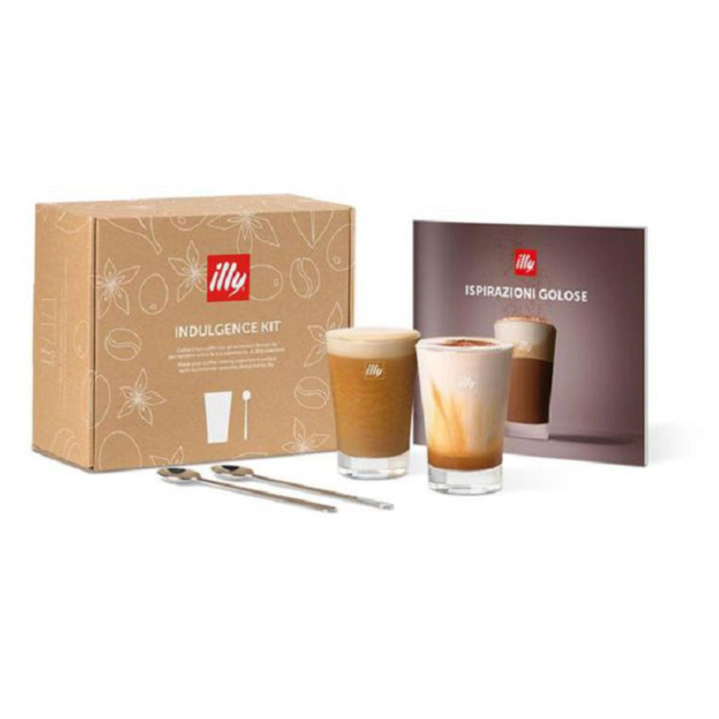 Illy Kit Indulgence 2 Bicchierini 170ml +2 Cucchiaini 160mm