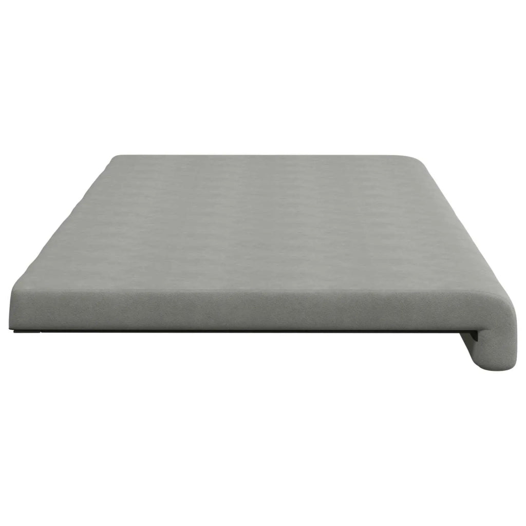 Cuscino per panchina Microfibra Grigio Chiaro Profondità 35 cm 42043361