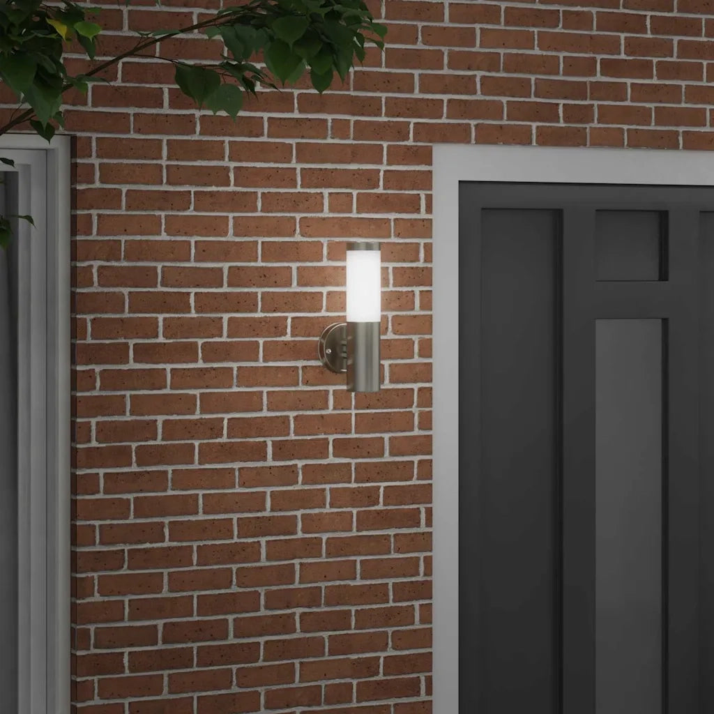 Lampada da Parete Esterna Argento 15 x 7,5 x 33 cm 4005951
