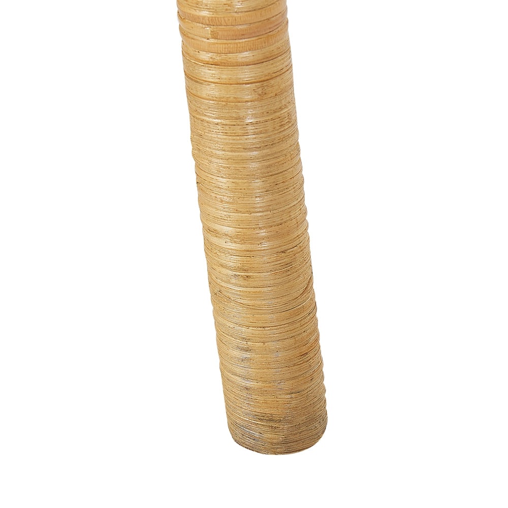 Set bistrot in rattan beige 2 sedie 1 tavolino da caffè per esterni interni cuscini cotone boho rustico
