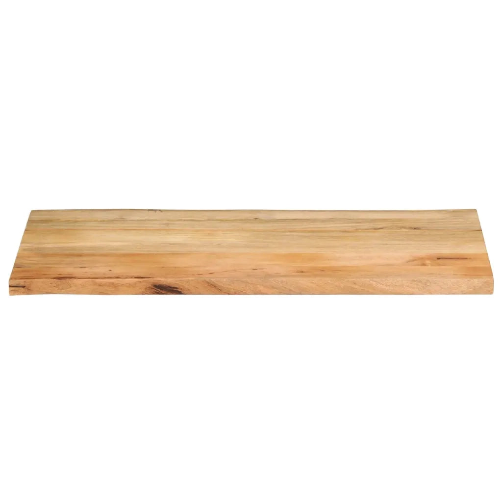 Piano Tavolo 120x60x2,5 cm Bordi Vivi in Legno Massello Mango 370720