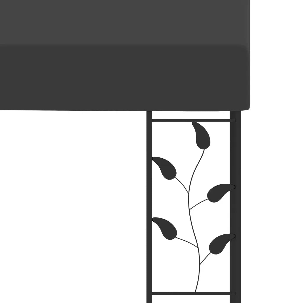Gazebo | Pergolato a Parete 4x3x2,5 m Antracite