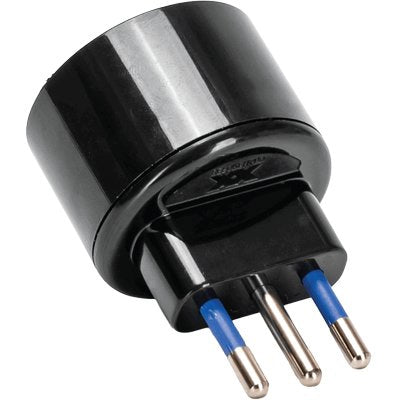 ADATTATORE SCHUKO AIGOSTAR - NERO 2P+T 10A- 10 pezzi