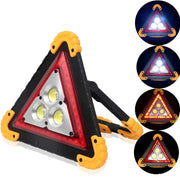 Trade Shop - Lampada Da Lavoro Portatile Led Torcia Emergenza Triangolo Cob Ricaricabile 30w -