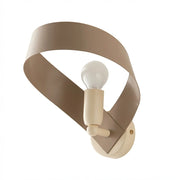 Applique Moderna Primula 1 Luce Tortora e Avorio LuceArt Classic