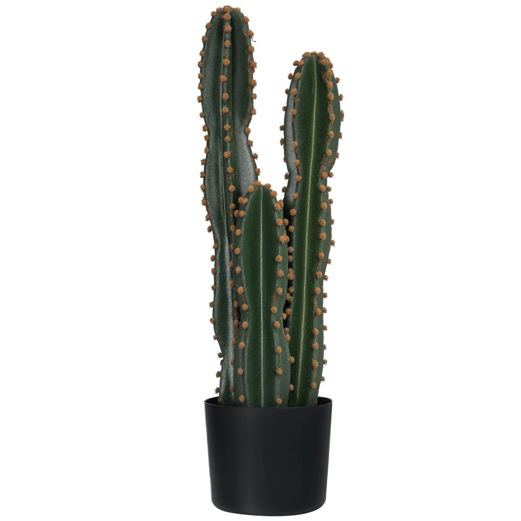 Pianta artificiale grande cactus realistica ¨C Minimal ¨C verde 17x60 cm