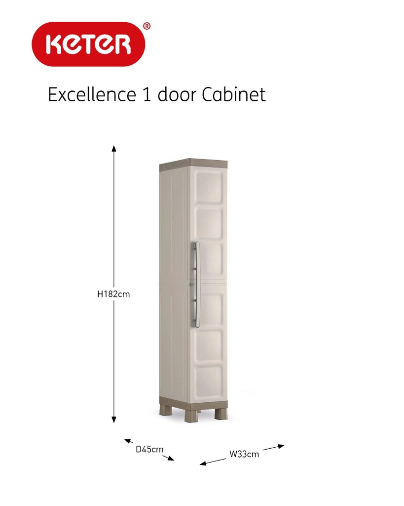 Armadio Excellence Keter 1 Anta 33 CMX45X182H