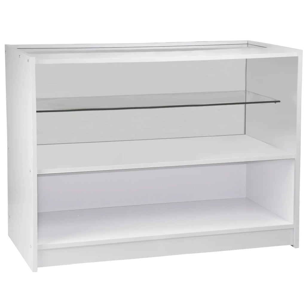 Set Pegasus con 3 Banconi da Negozio e Reception Bianco Brillante Elegante
