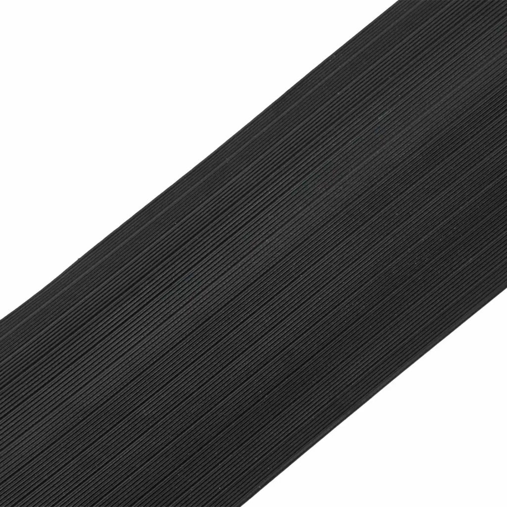 Guarnizione per pavimento del garage Nero 74 x 20 mm 3,5 m 42038267