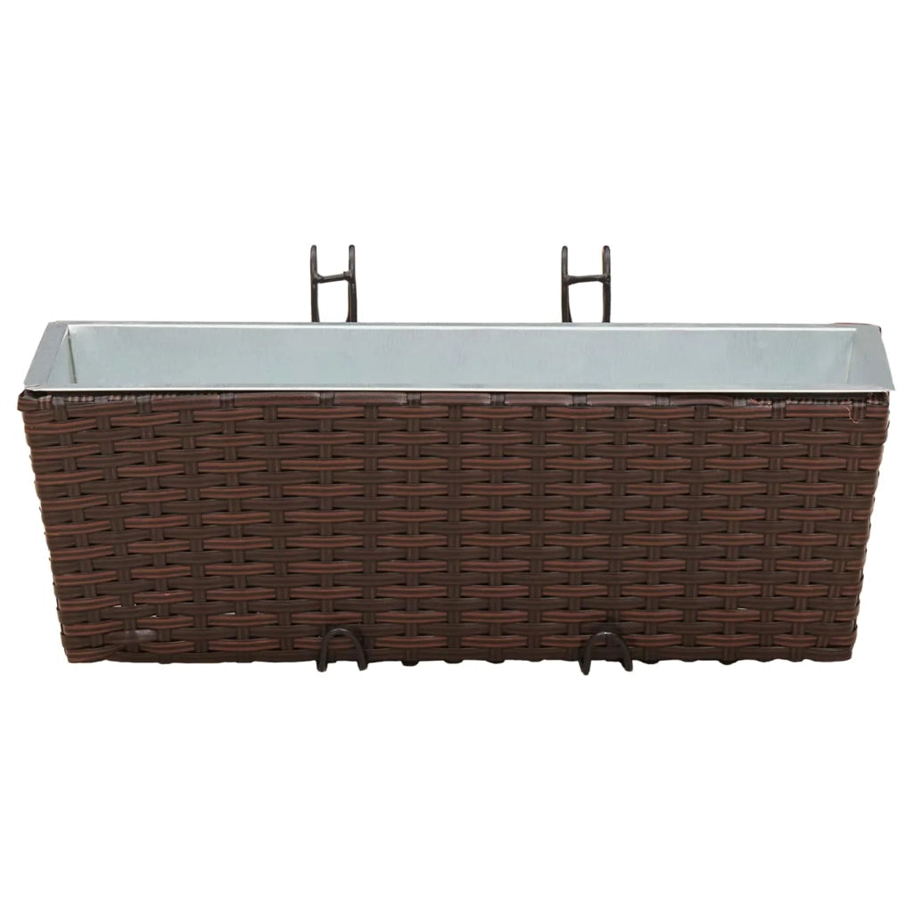 Ringhiera 2 pcs 50 x 17 x 17 cm Metallo 42026966