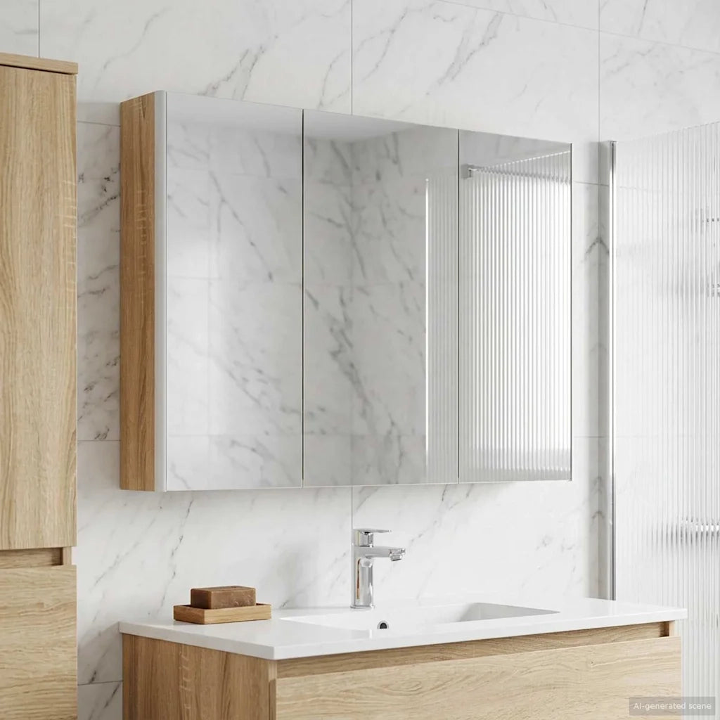 Mobiletto per specchio da bagno Rovere Sonoma 889273