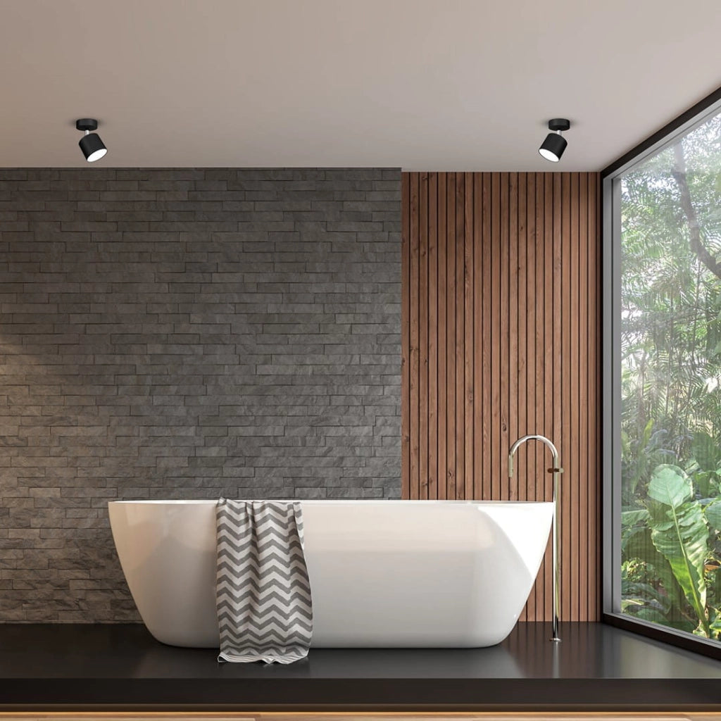Faretto parete/soffitto Dixie 1xGX53 20W nero Milagro