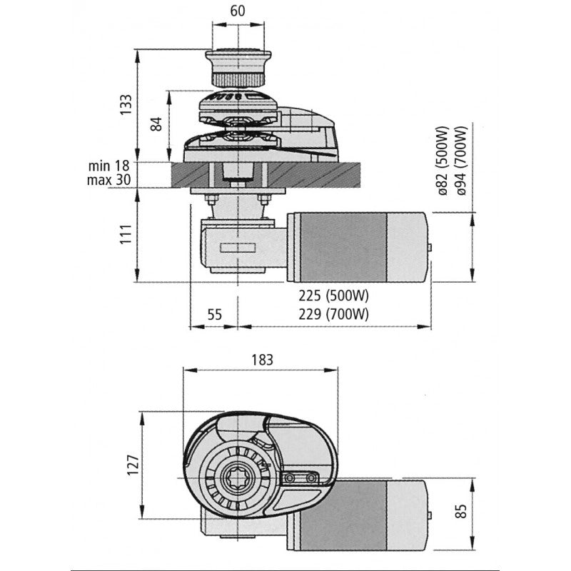 X1 500W 12V. BASSO PROFILO mm. 8