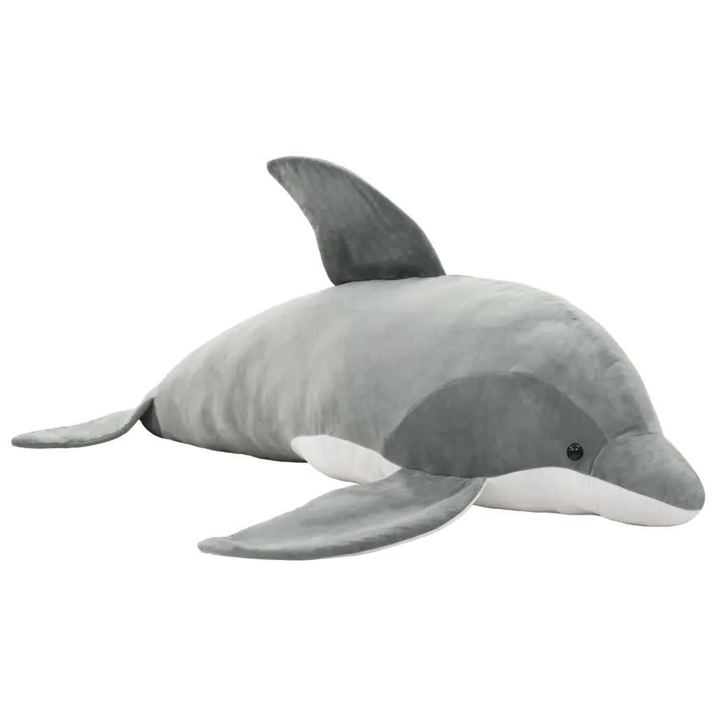 Giocattolo di Peluche Delfino Grigio 80231