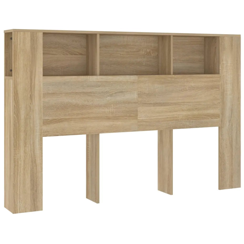 Testiera con Scomparti Rovere Sonoma 160x18,5x104,5 cm 811937