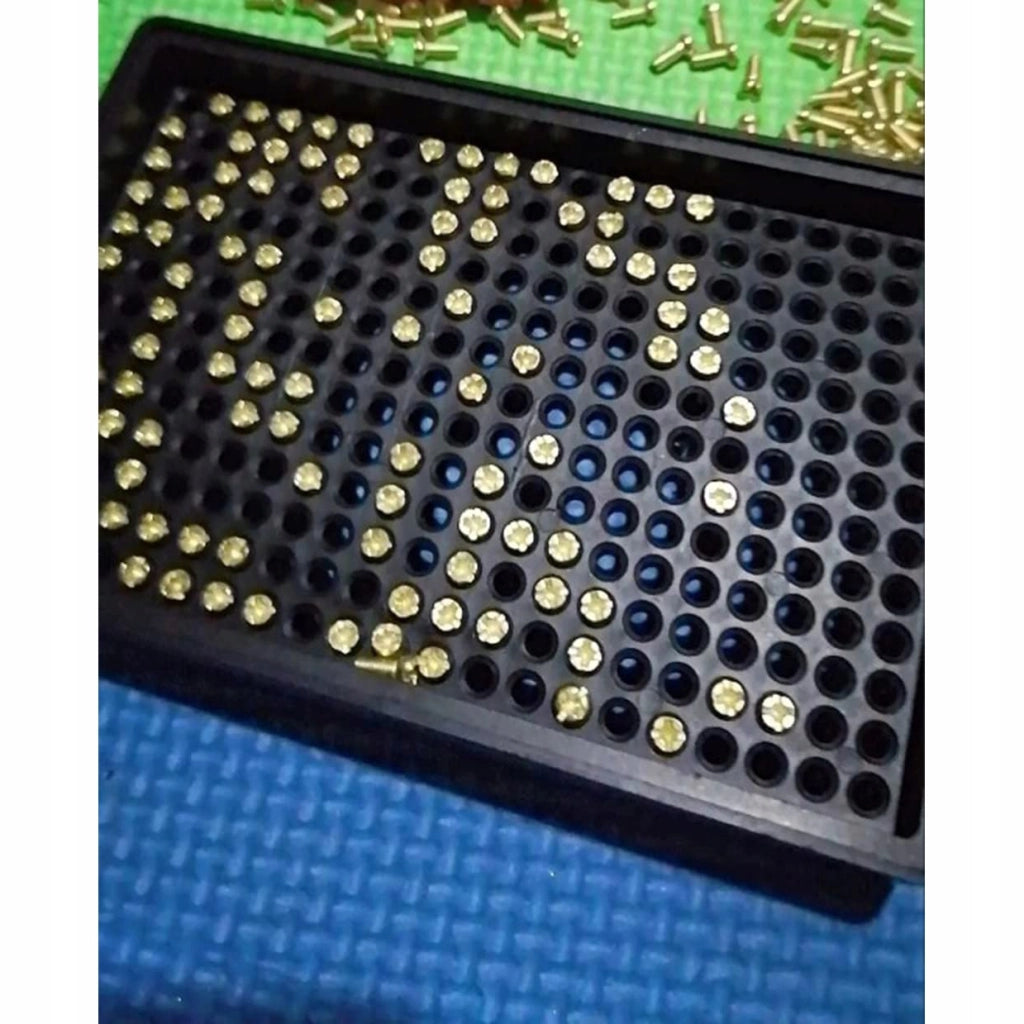 Vassoio Antistatico ESD per Viti 2,5-3mm – 273 Fori Organizer | Materiale Resistente, Facile Accesso