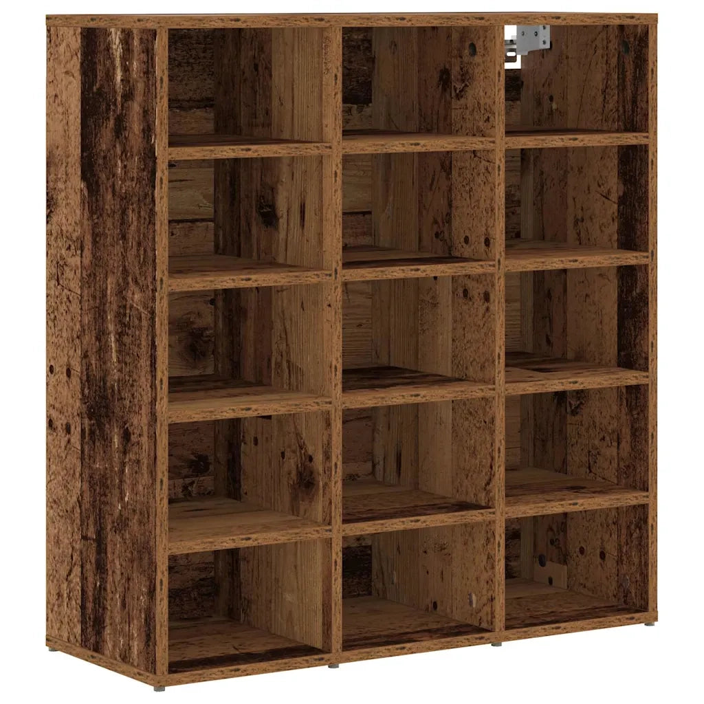 Mobile per scarpe-Scarpiera Legno vecchio 77,5 x 30 x 83,5 cm