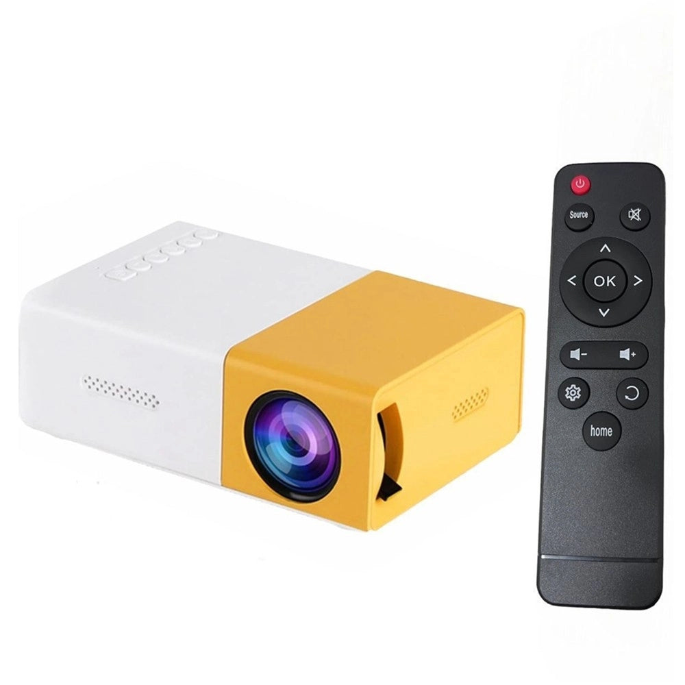 Trade Shop - Mini Proiettore Portatile Hd Led Videoproiettore Home Cinema Tv Hd/av/usb/audio -