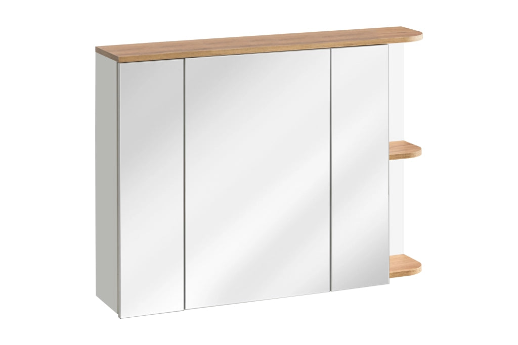 Mobile con specchio 90 cm 3 ante Platinum 94 x 72 x 20 cm
